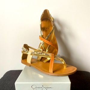 Jessica Simpson Jamila Between The Toe Sandals -Size 7.5 - NIB